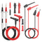 Goupchn Multimeter Test Leads Kit with Push On Alligator Clips and Stackable Banana Plug for Electrical Testing