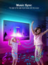 GIPOYENT TV LED Lights, 13.1ft RGB Color Changing Light Strip for 40-65 Inch TV with Bluetooth Function