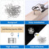 Muzata 10 Pack Eye Screws, 3.3 Inch Stainless Steel Screw Eye Hook, Heavy Duty M6 Eyelet Hooks for Indoor Outdoor