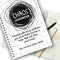 Funny Chaos Coordinator Spiral Notebooks, 160 Pages, Employee Appreciation Gifts for Coworkers