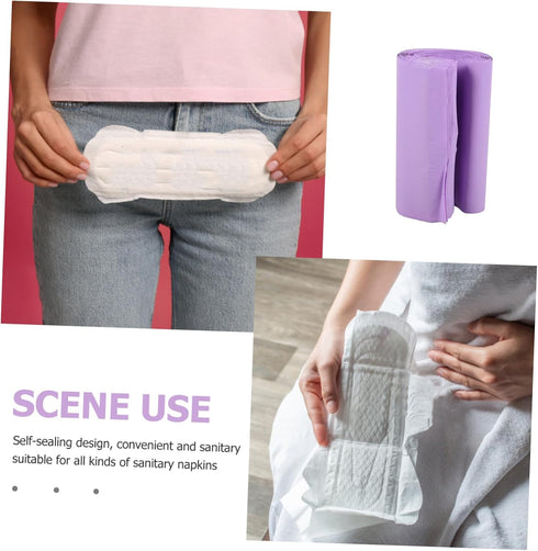 300-Pack Menstrual Disposal Bags - Sturdy Leak-Proof Pouches for Periods