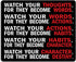 Smooffly Gaming Mouse Pad Custom, Watch Your Thoughts Motivational Words Quotes Mouse Pad 9.5 X 7.9 Inch