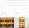 WOBANE LED Shelf Light, LED Closet Light Kit, 4PCS 20inch Pre-Cut Strip