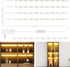 WOBANE LED Shelf Light, LED Closet Light Kit, 4PCS 20inch Pre-Cut Strip