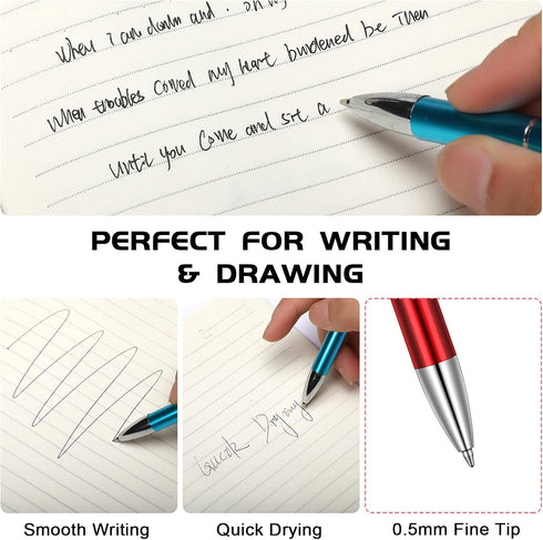 Snarky Office Pens, Funny Ballpoint Pens with Complaining Quotes, Work Sucks Pen, Black Ink, 20 Pieces