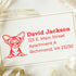 7/8 2-1/4 Oriental Shorthair Cat Personalized Return Address Stamp for Thank You Cards, Letters & Invitations | Custom