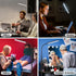 15W 1H 3000K-6000K Dimunt LED Floor Lamp, Bright Floor Lamps for Living Room with Timer, Stepless Adjustable Colors