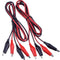EBOOT 1M Electrical Test Set with Alligator Clips, Double-ended Jumper Wires for Electrical Testing, 2 Groups