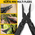 BI2051AB, BIBURY Mini Multitool Pliers Mini EDC Multi Tool with Pocket Clip for Outdoor Survival, Gifts for Men