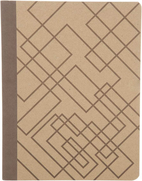 Mintra 100% Recycled Notebooks, Comp Book (7.5in x 9.75in), Design Set 3pk