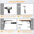 8 6 Inch 4 Black Wall Shelf Brackets, x Iron Metal Shelf Brackets L Shaped Corner Support Brackets for DIY Floating