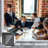 Teling 48 Pcs Plastic Folders with Front Clear Pocket and Business Card Holder, Heavy Duty 2 Pocket Letter Size Folders