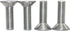 Fullerkreg 18-8 Stainless Steel Hex Drive Flat Head Screw M6 x 1 mm Thread, 25 mm Long, Packs of 25