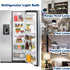 Refrigerator Light Bulb, 7W LED E26, 100 Watt Equivalent, Cool White 6500K, Non-Dimmable, 2 Pack