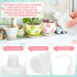 Professional 2PCS 150ML Lash Water Bottle Squeezer, 5oz Tattoo Wash Bottle for Eyelashes, Easy to Carry (Translucent