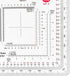 CYA Square Military Coordinate Scale Protractor for Land Navigation
