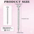 Jeyiour 6 Pcs Big Diamond Pens, Crystal Bling Rhinestone Ballpoint Pens for Wedding Bridal Shower Favors