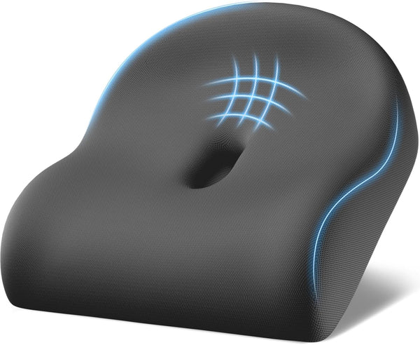 DownyCloud Seat Cushion for Pressure Relief - Ergonomic Home & Office Chair Cushions