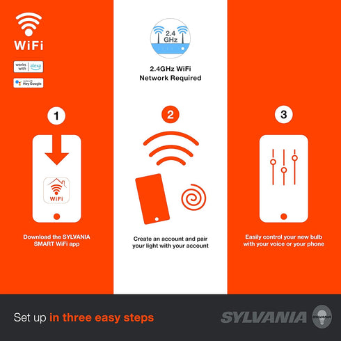 6.5ft, 1 Pack (75705) SYLVANIA Wifi LED Smart Strip Light Expansion Kit, Indoor, Full Color & Adjustable White