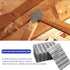 20 Pack 6x4 inch Pronged Truss Plates with 8mm Nail Teeth, Galvanized Steel Flat Mending Plates for Timber Roofing
