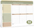 Weekly To Do List Notepad with 52 Undated Sheets (8.5"×11") - Undated Weekly Planner Notepad for Office Desk Accessories