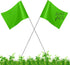 Marking Flags 200 Pack, 4x5x15 Inch Yard Flags for Lawn, Invisible Fence, Survey, Landscape