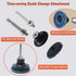 32 Piece 2-Inch Flap Discs Set with 1/4 Shank Holder, T27 Zirconia Grinding Wheels for Die Grinder