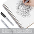 Permanent Marker, 60 Pack Ultra Fine Point, Quick-Drying Ink for Plastic, Wood, Stone, Metal, Glass