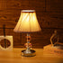 7 7 12 Inch Small Modern Crystal Bedside Table Lamp, x x Electroplaetd Silver Base Table Lamp for Bedrooms and Office