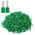 XHF 1000 PCS AWG 14/2.5mm² Insulated Copper Wire Ferrules, Crimp Connectors, Green Crimp Pin Cord End Terminals