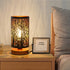 Bulb Table Lamp for Night Stands, Bedside Lamp with USB Port and Outlet, Touch Lamps for Bedroom, Bed lamp with Metal