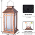 2 Pack Afirst Solar Lantern Outdoor, Hanging Lights Decorative Outdoor Lighting Waterproof Umbrella Lights for Patio