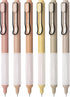 Mr. Pen Retractable Gel Pens, 6 Pack, Black Ink, Vintage Barrels, 0.5mm Fine Point, Aesthetic Pens