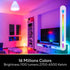 Bulbs, 1100 90+CRI A19 Bulb, 16 Bulbs, 4 Pack U-tec Smart Light Lumen, WiFi Mesh & Bluetooth Color Changing Light
