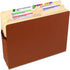 Smead File Pocket, Letter Size, 3-1/2" Expansion, Straight-Cut Tab, Redrope, 25 per Box (73224)