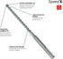 BOSCH HC5060 1-1/8 In. x 13 In. SDS-max Speed-X Carbide Rotary Hammer Bit for Concrete Drilling