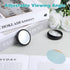 CIATBYYJ 2Pcs 2.24inch Office Cubicle Mirrors, Adjustable Monitor Mirror to See Behind You for Work Accessories, Small