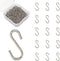 Millennial Essentials Mini S Hooks Connectors, 200pcs S Shaped Wire Hook Hangers for DIY Crafts, Jewelry, Key Chain.