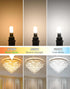 G9 Bulb Non-Dimmable 3W (40W 2700K 12 Pack BAOMING LED Equivalent) Soft Warm White, No Flicker, Energy Saving, Plastic