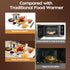 4 10s Qimh Food Warming Mat, Silicone Food Warmer for Parties Buffet, Full Surface Electric Warming Tray with Temps