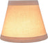 Aspen Creative 32067-6A, 3" 5" 4" Set 6 Hardback Empire Clip-On Chandelier Lamp Shade, Off-White, Top x Bottom x Slant
