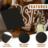 12 Pack 8.5" 11" 1 Menu Covers x View PU Leather Menu Holders, Restaurant Menu Covers for Wine List, Bar, Cafe, Coffee