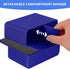 Magnetic Dry Erase Marker Holder, Dark Blue Magnetic Pen Holder for Fridge, Whiteboard, School, Office, Home