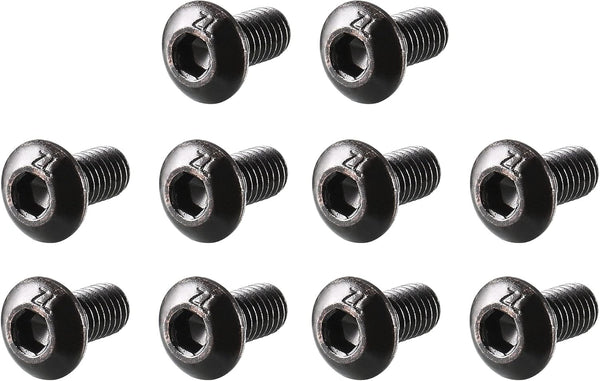 uxcell M3x6mm Thread Button Head Hex Socket Cap Screw Bolt, 100pcs