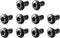 uxcell M3x6mm Thread Button Head Hex Socket Cap Screw Bolt, 100pcs