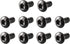 uxcell M3x6mm Thread Button Head Hex Socket Cap Screw Bolt, 100pcs