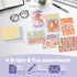 Set 24 S&O Thank You Cards with Envelopes - Blank Stylish sheets for Handwritten Messages - of decor notes and covers