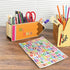TINGKU 10" Wooden Pen Holder - Pencil Shape Supply Caddy for Teacher Appreciation Gifts, Classroom Organizer & Storage