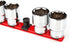 TEKTON 3/4 Inch Drive x 18 Inch Socket Rail, 10 Clips (Red) | OSR33110 by TEKTON