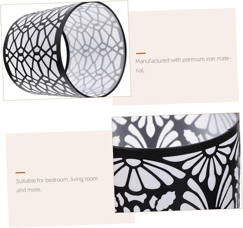Hollow Pattern Iron Art Lamp Shade Modern Table Light Cover for Bedroom and Office Decorative Floor and Hanging